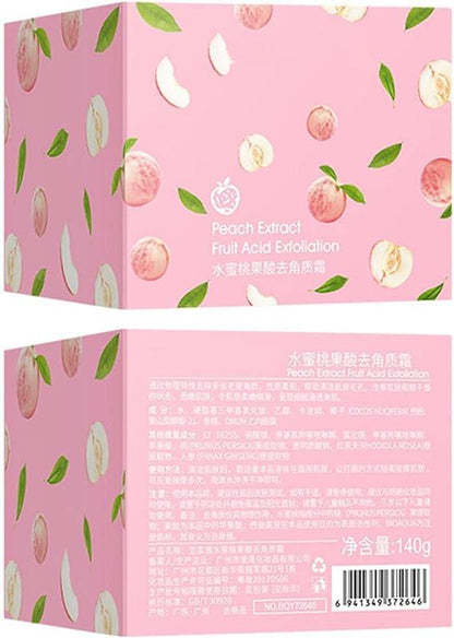 PEACH EXTRACT FRUIT ACID EXFOLIATING FACE GEL CREAM